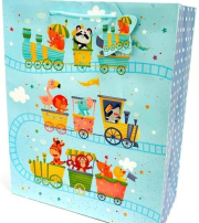 Opakowanie Torebka ozdobna matowa 26x32x12cm Ciuchcia