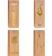 Opakowanie Torebka ozdobna na butelkę 12x35x9cm mix ROZETTE