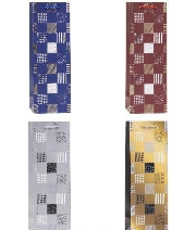 Opakowanie Torebka ozdobna na butelkę 12x35x9cm mix ROZETTE
