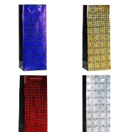 Opakowanie Torebka ozdobna na butelkę 12x36x9cm mix ROZETTE