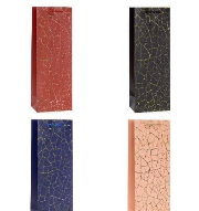 Opakowanie Torebka ozdobna na butelkę 12x36x9cm mix ROZETTE