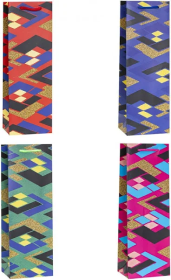 Torebka ozdobna na butelkę 12x36x9cm mix ROZETTE. Wydawca: ROZETTE. Dadada.pl Opakowanie Torebka ozdobna na butelkę 12x36x9cm mix ROZETTE