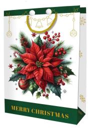 Opakowanie Torebka ozdobna Święta BN Stroik średnia