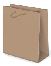 Opakowanie Torebka ozdobna szara P-X średnia