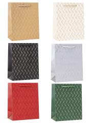 Opakowanie Torebka ozdobna TG 18x23x8cm mix ROZETTE