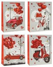 Opakowanie Torebka prezentowa 26x32x10cm mix ROZETTE