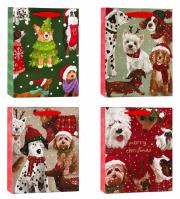 Opakowanie Torebka prezentowa Boże Narodzenie 26x32x10cm MIX