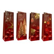 Opakowanie Torebka prezentowa Boże Narodzenie butelka mix