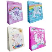 Opakowanie Torebka prezentowa dziecięca M Jednorożec 3D mix