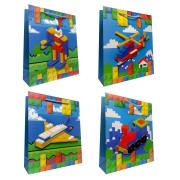 Opakowanie Torebka prezentowa dziecięca M klocki 3D mix