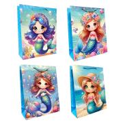 Opakowanie Torebka prezentowa dziecięca M Syrenki mix