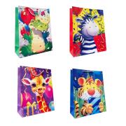 Opakowanie Torebka prezentowa dziecięca M Zwierzęta ZOO mix