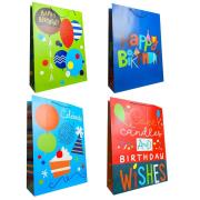 Opakowanie Torebka prezentowa dziecięca XXL szerokie dno mix