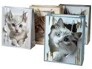 Opakowanie Torebka prezentowa kot 23x18x10cm MIX