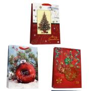 Opakowanie Torebka prezentowa L Boże Narodzenie 3D mix