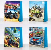 Opakowanie Torebka prezentowa L Pojazdy