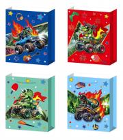 Opakowanie Torebka prezentowa L Pojazdy dinozaury