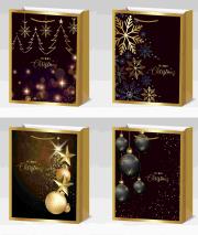 Opakowanie Torebka prezentowa M Boże Narodzenie platera mix