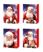 Opakowanie Torebka prezentowa M Boże Narodzenie platera mix