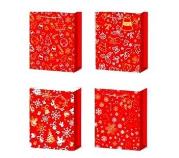 Opakowanie Torebka prezentowa S Boże Narodzenie brokat mix