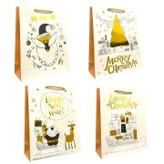 Opakowanie Torebka prezentowa S Boże Narodzenie mix