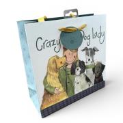 Opakowanie Torebka prezentowa średnia - Crazy Dog Lady Psiara