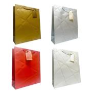 Opakowanie Torebka prezentowa uniwersalna L metalizowana mix