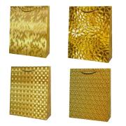 Opakowanie Torebka prezentowa uniwersalna S Złota mix
