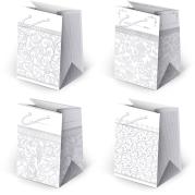 Opakowanie Torebki ozdobne T5-18 Białe grafika 10 sztuk