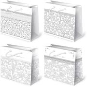 Opakowanie Torebki ozdobne T6-21 Białe 10 sztuk