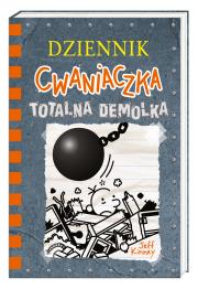 Totalna demolka. Dziennik cwaniaczka. Tom 14 wyd. 2022. Autor: Jeff Kinney. Dadada.pl Okładka książki Totalna demolka. Dziennik cwaniaczka. Tom 14 wyd. 2022