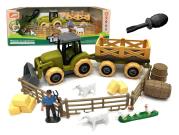 Opakowanie Traktor do skręcania z przyczepą i akcesoriami