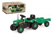 Opakowanie Traktor na pedały z przyczepą zielony