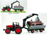 Opakowanie Traktor z przyczepą i drewnem