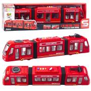 Tramwaj otwierane drzwi światło dźwięk 1:16. Wydawca: Leantoys. Dadada.pl Opakowanie Tramwaj otwierane drzwi światło dźwięk 1:16