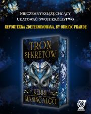 Okładka książki Tron sekretów (ilustrowane brzegi)