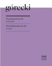 Okładka książki Trzy Mazurki op. 60 na fortepian