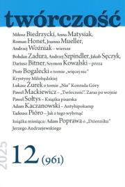 Okładka książki Twórczość 12/2025