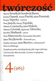 Okładka książki Twórczość 4/2026