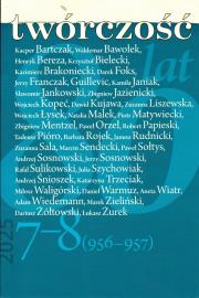 Okładka książki Twórczość 7-8/2025
