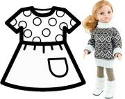 Opakowanie Ubranko dla lalek 32cm