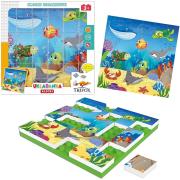 Opakowanie Układanka klocki zwierzęta morskie 36el