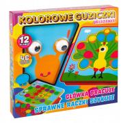 Opakowanie Układanka z guzików mozaika 12 plansz