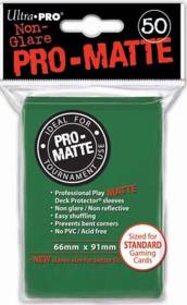 Opakowanie ULTRA-PRO Deck Protector - Pro-Matte Non-Glare Green (Zielone) 50 szt.