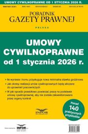 Okładka książki Umowy cywilnoprawne od 1 stycznia 2026