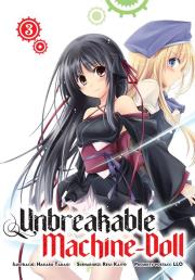 Unbreakable Machine-Doll. Tom 3. Autor: Hakaru Takagi, Reiji Kaitou. Dadada.pl Okładka książki Unbreakable Machine-Doll. Tom 3