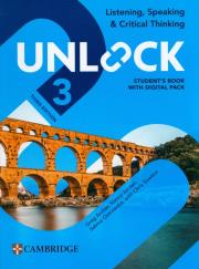 Unlock Level 3 Listening, Speaking and Critical Thinking Student's Book with Digital Pack. Autor: Archer Greg, Jordan Nancy, Ostrowska Sabina, Sowton Chris. Dadada.pl Okładka książki Unlock Level 3 Listening, Speaking and Critical Thinking Student's Book with Digital Pack