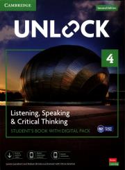 Unlock Level 4 Listening, Spea. Autor: Lansford Lewis, Lockwood Robyn Brinks. Dadada.pl Okładka książki Unlock Level 4 Listening, Spea