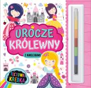Okładka książki Urocze królewny. Tęczowa Kredka (z naklejkami)