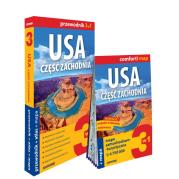 Okładka książki USA. Część zachodnia 3w1: przewodnik + atlas + mapa